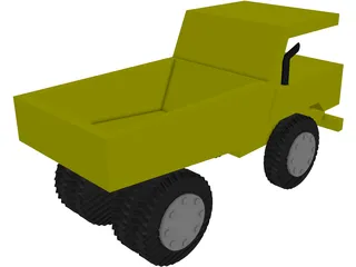 Mining Dump Truck 3D Model preview