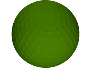 Golf Ball 3D Model preview