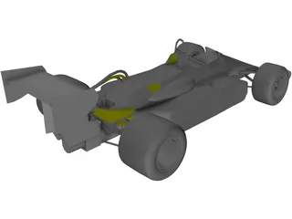 Formula 1 Car 3D Model preview