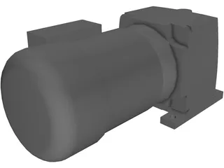 Nord Gear Motor sk172 63S 3D Model preview