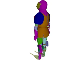 Armored Elector Frederick I 3D Model preview