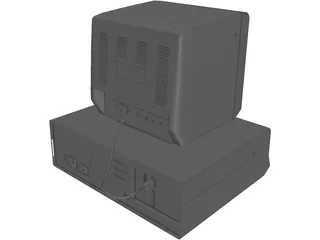 Computer 3D Model preview