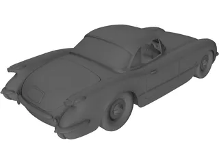 Chevrolet Corvette 454 3D Model preview