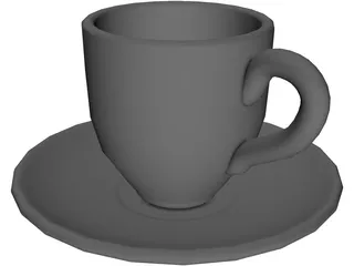 Cup Coffee 3D Model preview