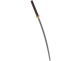 Katana 3D Model preview