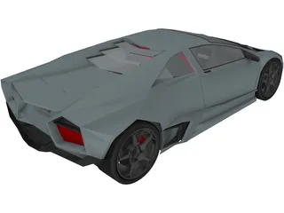 Lamborghini Reventon 3D Model preview