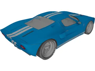 Ford GT40 3D Model preview