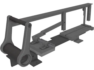 Power Hacksaw 3D Model preview