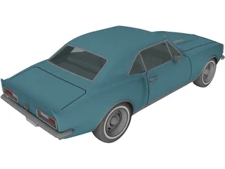 Chevrolet Camaro SS (1967) 3D Model preview