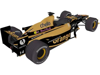 F1 Arrows 2001 3D Model preview
