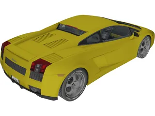 Lamborghini Gallardo 3D Model preview
