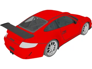 Porsche 911 GT3 RS 3D Model preview