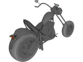 Chopper 3D Model preview