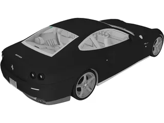 Ferrari 612 Scaglietti 3D Model preview