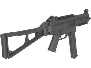 Heckler&Koch UMP 3D Model preview