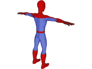 Spider Man 3D Model preview