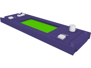 AH-64D Computer 3D Model preview