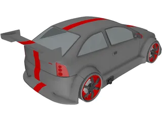 Opel [Tuned] 3D Model preview