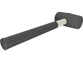 Rubber Mallet 3D Model preview