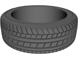 Tire Univesal 15 inch 3D Model preview