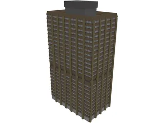 Oxford Street Office Building 3D Model preview