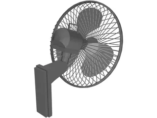 Wall Fan 3D Model preview