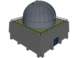 Observatory 3D Model preview