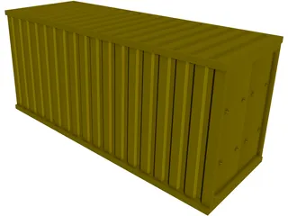 Container 3D Model preview
