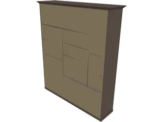 Cabinet 3D Model preview