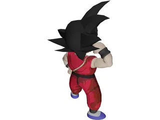 Goku 3D Model preview