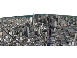 San Francisco City 3D Model preview