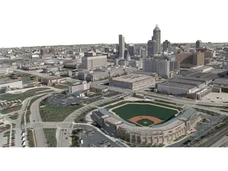 Indianapolis City 3D Model preview