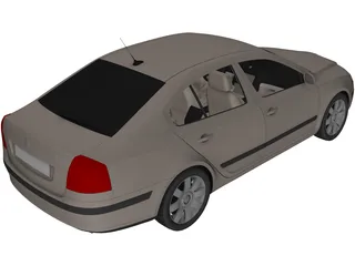 Skoda Octavia (2005) 3D Model preview