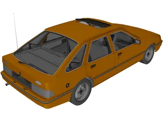 Ford Sierra 3D Model preview