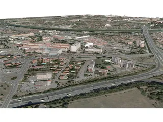 Toulouse City (France) [Part 1/4] 3D Model preview