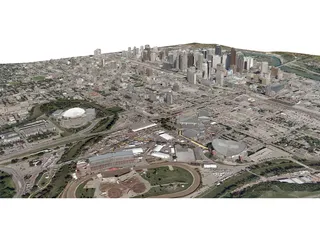 Calgary City 3D Model preview