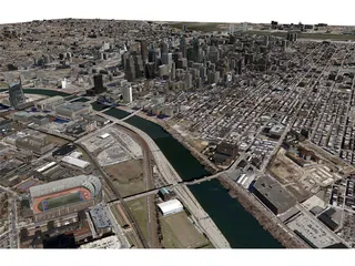 Philadelphia City 3D Model preview