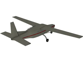 Cessna 675 Skydiver Equipped N9641P 3D Model preview