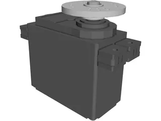 Hitec HS-322HD Servo 3D Model preview