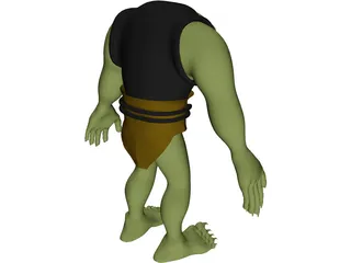 Ogro Chistoso Male 3D Model preview