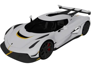 Koenigsegg Jesko (2021) 3D Model preview