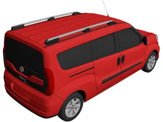 Fiat Doblo Maxi (2015) 3D Model preview