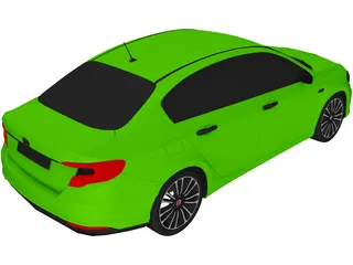 Fiat Tipo Sedan 3D Model preview