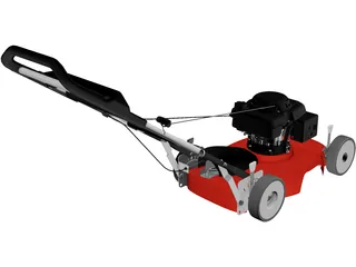 Push Lawn Mower 3D Model preview