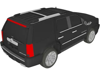 Cadillac Escalade Platinum (2012) 3D Model preview
