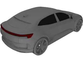 Polestar 4 (2024) 3D Model preview