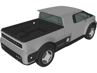 Neuron-EV T-One Concept (2019) 3D Model preview