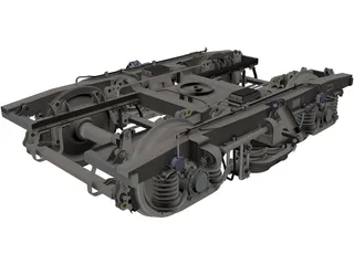 Bogie Minden-Deutz 3D Model preview