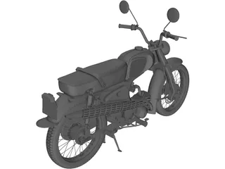 Honda Motorcycle 3D Model preview