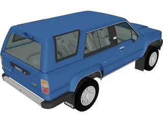 Toyota 4Runner (1986) 3D Model preview